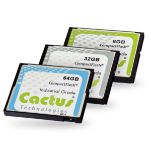 Cactus Industrial Grade Flash Products Ideal Replacement for STEC CompactFlash (CF) and SD Cards