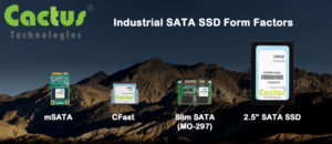 Industrial SATA Solid State Drive (SSD) Modules for Embedded OEM Designs